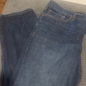 Old Navy Men's Dark Blue Relaxed Jeans